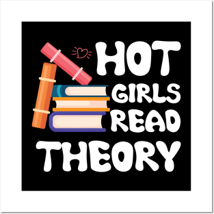 HOT Girls Read Books Reading Lover Posters and Art